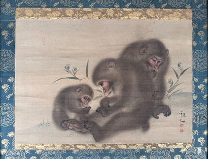 Mori Sosen (Japon, 1747-1821)
Encre et couleurs...