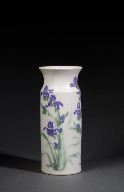Cylindrical vase with a slightly tapered...