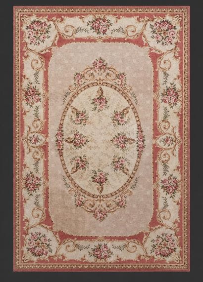 Grand tapis mécanique dans le goût d'Aubusson
Légers...