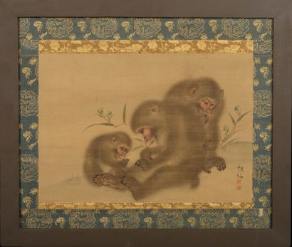 Mori Sosen (Japon, 1747-1821)
Encre et couleurs...