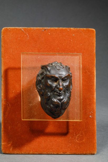 Probably Italy, 19th century
Head of a satyr
Patinated...