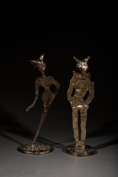 Yves LOHE (born in 1947)
Two candlesticks...