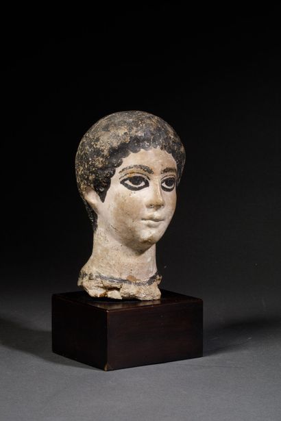 Egypt—Probably Roman period
Painted stucco...