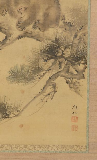 Mori Sosen (Japon, 1747-1821)
Encre et couleurs...