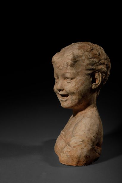 François ROGER (1843–1898)
BUST OF A SMILING...