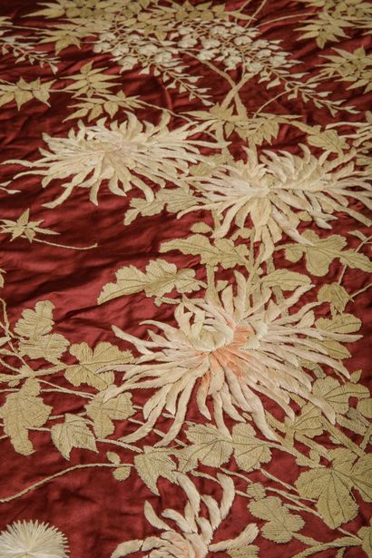 CHINA - 20th century
Large embroidery on...