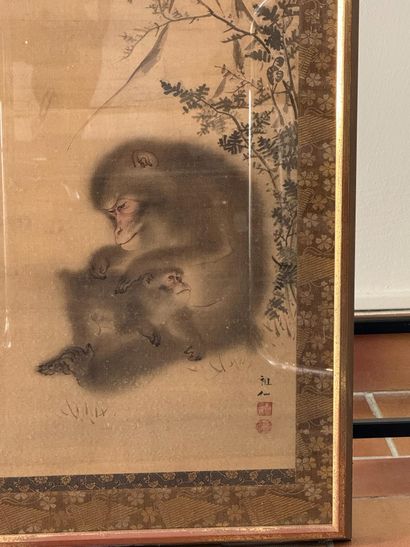 Mori Sosen (Japon, 1747-1821)
Encre et couleurs...