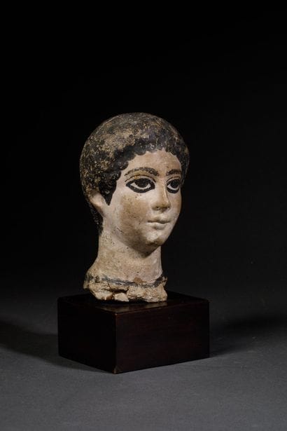 Egypt—Probably Roman period
Painted stucco...