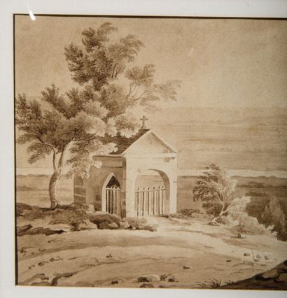 Ecole italienne du XIX ème siècle
Vue de...