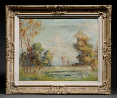 Georges LACROIX (1882–1960)
Lakeside Landscape
Oil...