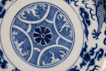 CHINA - 20th century
Porcelain plate with...