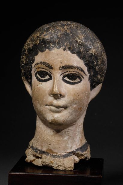Egypt—Probably Roman period
Painted stucco...