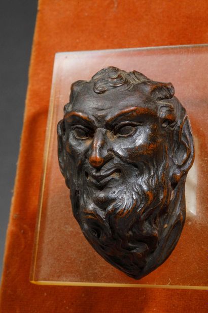 Probably Italy, 19th century
Head of a satyr
Patinated...