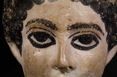 Egypt—Probably Roman period
Painted stucco...