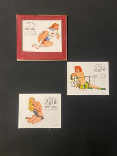 Calendrier US figurant des pinups.

12 planches...