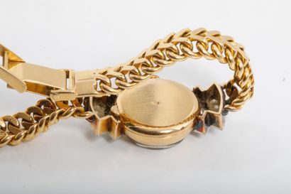 Women's wristwatch in 750 gold and 850 platinum,...