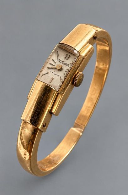 HERODIA 750-thousandths yellow gold ladies'...