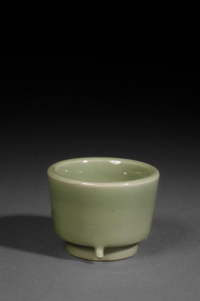 CHINA, 20th century 
Small celadon-glazed...