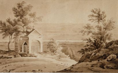 Ecole italienne du XIX ème siècle
Vue de...