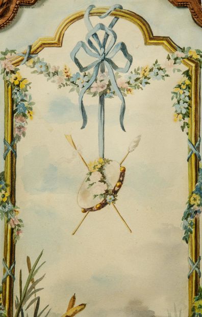 Charles HENG (19th–20th centuries)
Swans...