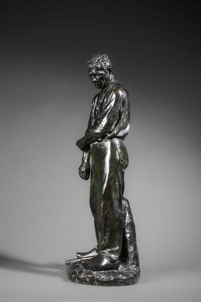 Aimé Jules DALOU (1838–1902) 
FARMER ROLLING...