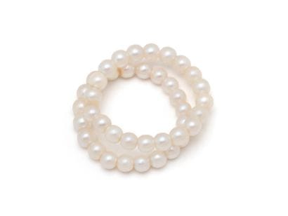 Pair of soft rings made of small cultured...