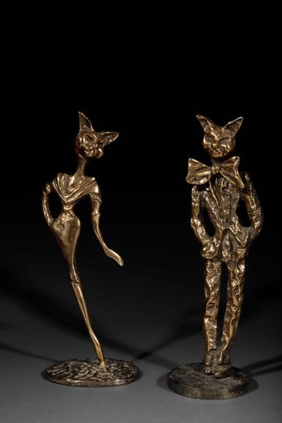 Yves LOHE (born in 1947)
Two candlesticks...