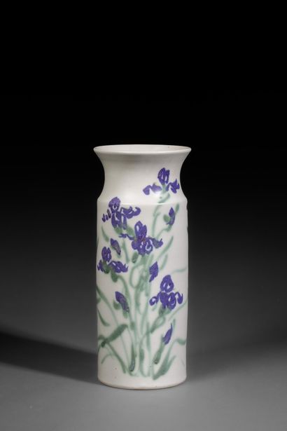 Cylindrical vase with a slightly tapered...