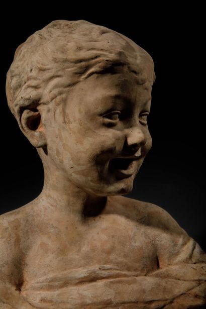 François ROGER (1843–1898)
BUST OF A SMILING...