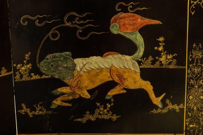 CHINA, 20th century
Folding screen made of...