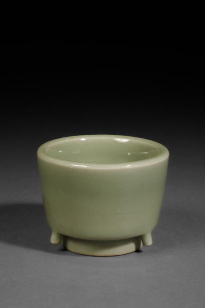 CHINA, 20th century 
Small celadon-glazed...