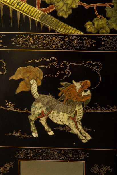 CHINA, 20th century
Folding screen made of...