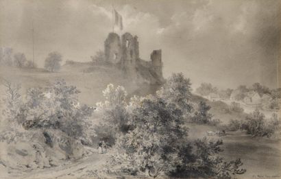ED CADET( XIX ème siècle)
Vue de ruines d'après...