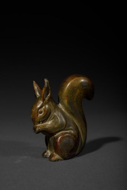 G. GARREAU 
Squirrel 
Signed, regulation-sized...