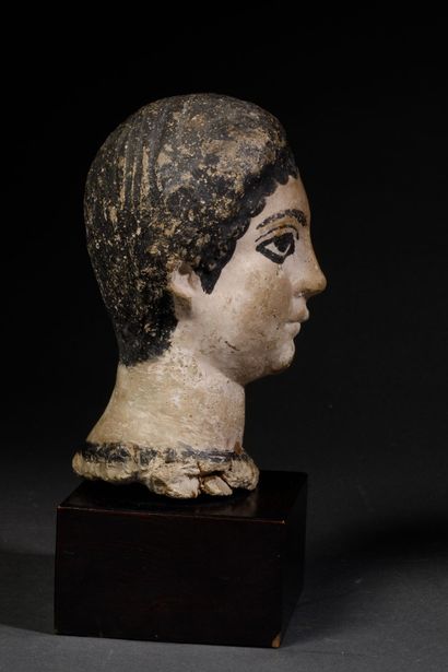 Egypt—Probably Roman period
Painted stucco...