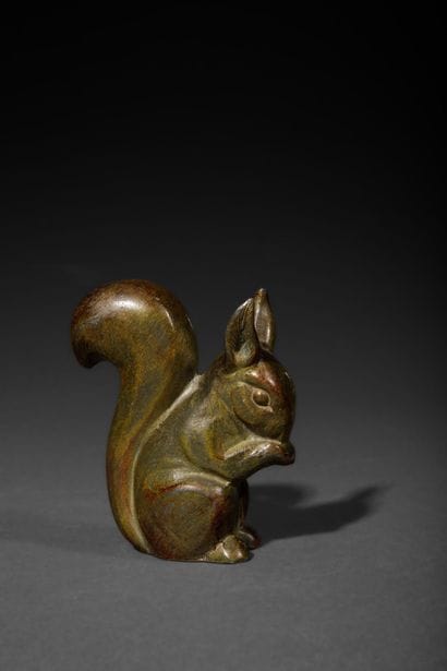 G. GARREAU 
Squirrel 
Signed, regulation-sized...