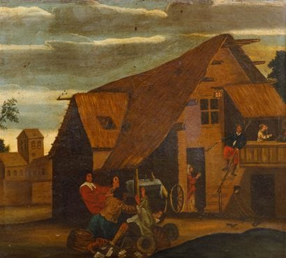 École flamande du XIX ème siècle dans le...