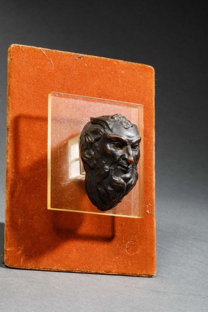 Probably Italy, 19th century
Head of a satyr
Patinated...