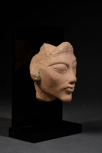 Fragment of an Egyptian sculpture reminiscent...