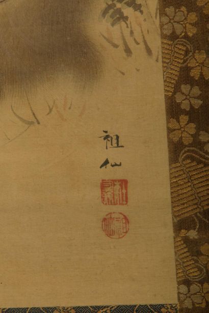 Mori Sosen (Japon, 1747-1821)
Encre et couleurs...