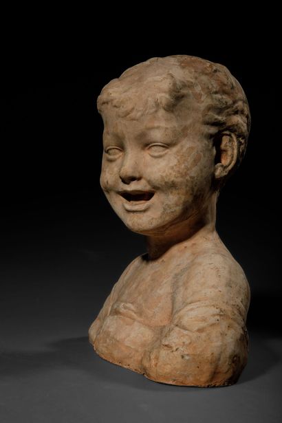 François ROGER (1843–1898)
BUST OF A SMILING...