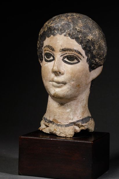 Egypt—Probably Roman period
Painted stucco...