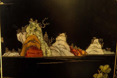 CHINA, 20th century
Folding screen made of...