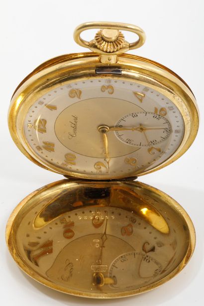 CORTEBERT
Montre de gousset en or jaune 750...