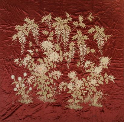 CHINA - 20th century
Large embroidery on...
