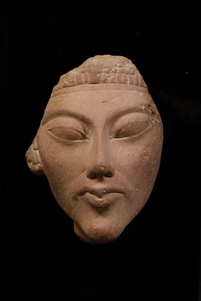 Fragment of an Egyptian sculpture reminiscent...