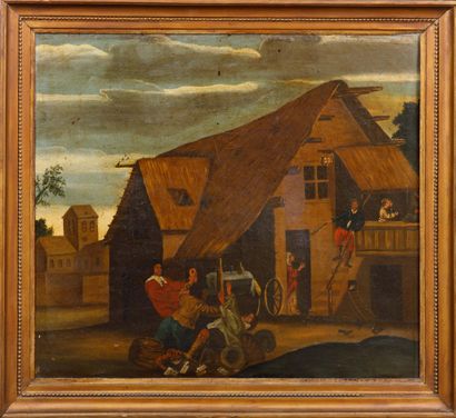 École flamande du XIX ème siècle dans le...
