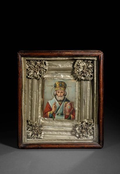 RUSSIA (19th century) 
Icon depicting Saint...