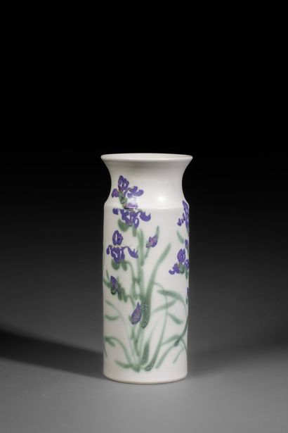 Cylindrical vase with a slightly tapered...