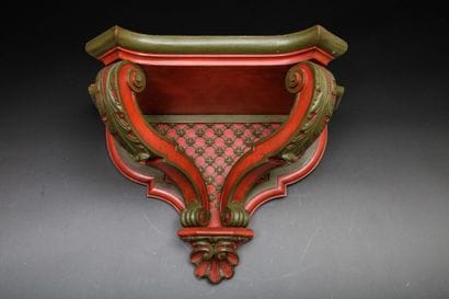 Petite sellette en console d'applique en...